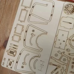 Maquette Bois Le Vélo Cargo -Boutique De Modèles Radiocommandés 1001hobbies mmb02 le velo cargo 10