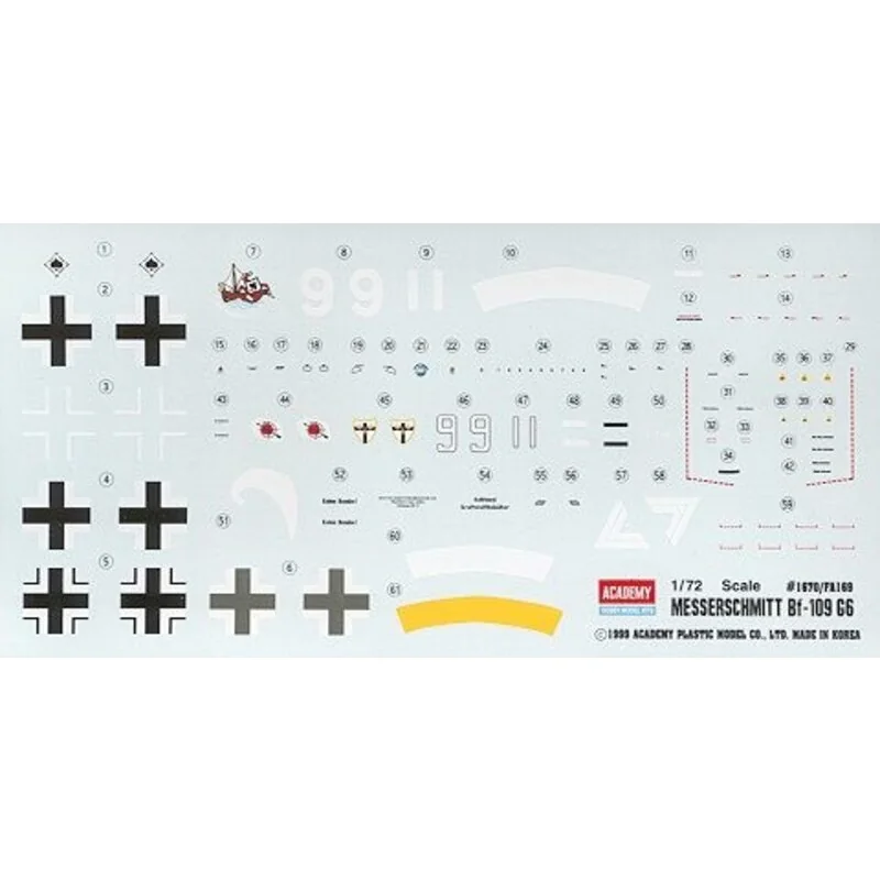 Academy Maquette Avion Messerschmitt Bf 109G 3 Academy Maquette Avion Messerschmitt Bf 109G – Image 3