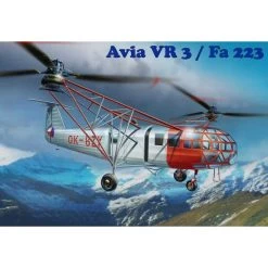 Avia VR-3 / Focke-Achgelis Fa-223 Stickers Tchécoslovaquie Et Luftwaffe Avec Des Pièces Gravées Et Un Masque De Peinture Auvent