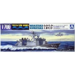 Aoshima Maquette Bateau Japon Maritime Force D'autodefense Missile Craft Wakataka Kumataka