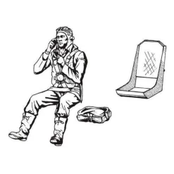 Figurine L'As De La RAF - Pierre Clostermann (France Libre)