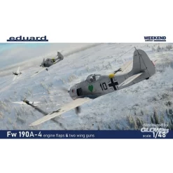 Eduard Maquette Avion Fw 190A-4 W/ Engine Flaps & 2-gun Wings 1/48 Weekend Edition