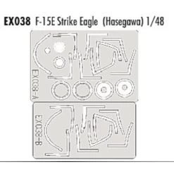Eduard Verrière Et Roues De McDonnell Douglas F-15E Strike Eagle (pour Maquettes Hasegawa) (fait à Partir De Bande Jaune De Kabuki Japo