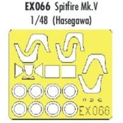 Eduard Supermarine Spitfire Mk. V (pour Maquettes Hasegawa) (fait à Partir De Bande Jaune De Kabuki Japonais)