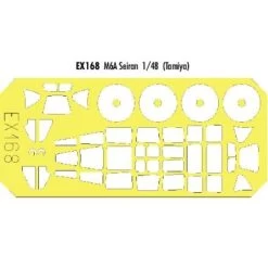 Eduard Aichi M6A-1 Seiran (pour Maquettes Tamiya) (fait à Partir De Bande Jaune De Kabuki Japonais)
