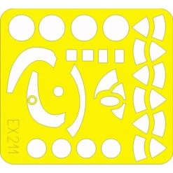 Eduard BAC/EE Canberra (pour Maquettes Classic Airframe) (fait à Partir De Bande Jaune De Kabuki Japonais)