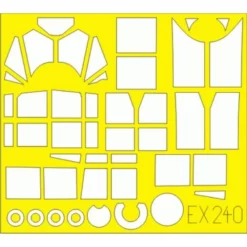 Eduard Fieseler Fi 156C Storch (pour Maquettes Tamiya) (fait à Partir De Bande Jaune De Kabuki Japonais)