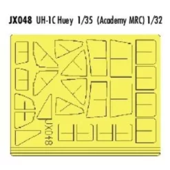 Eduard Bell UH-1C Huey (pour Maquettes Academy Et MRC) (fait à Partir De Bande Jaune De Kabuki Japonais)