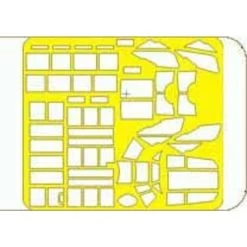 Eduard Messerschmitt Bf 110C (pour Maquettes Dragon) (fait à Partir De Bande Jaune De Kabuki Japonais)