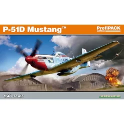 Eduard Kit D'édition Nord-américain P-51D Mustang ProfiPACK Des Chasseurs Américains P-51D Version D-10 Et Supérieure à L'échelle 1/48.