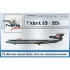 Maquette Avion Trident 3B - BEA - Silk-screened Decals.