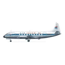 Maquette Avion Viscount 700 - Air Inter (silk-screened Decals)