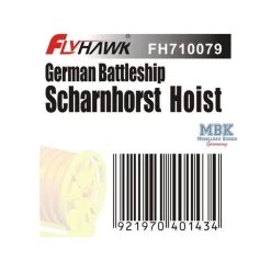 Maquette Bateau German Battleship Scharnhorst Hoist