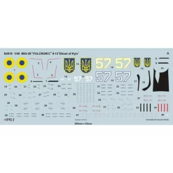 GREAT WALL HOBBY: 1/48; Ukrainian Air Force MIG-29 9-13 “Ghost Of Kiev” Digital Camouflage Limited Edition -Boutique De Modèles Radiocommandés great wall hobby gwh s4819 great wall hobby 1 48 ukrainian air force 2