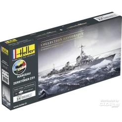 Heller Maquette Bateau STARTER KIT (Kit De Démarrage) Marceau + ZerstÃ¶rer Z31 TWINSET