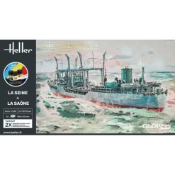 Heller Maquette Bateau STARTER KIT (Kit De Démarrage) LA SEINE + LA SAONE TWINSET -Boutique De Modèles Radiocommandés heller 1000550500 starter kit kit de demarrage la seine la saone t 2