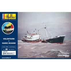 Heller Maquette Bateau STARTER KIT (Kit De Démarrage) VOLONTAIRE + MARIE JEANNE Twinset -Boutique De Modèles Radiocommandés heller 1000556040 starter kit kit de demarrage volontaire marie je 2