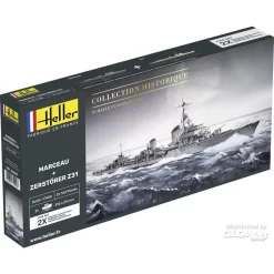 Heller Maquette Bateau Marceau + Destroyer Z31 TWINSET