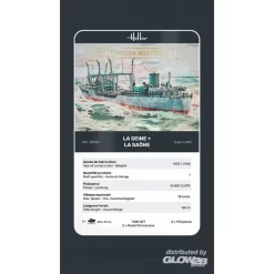 Heller Maquette Bateau Twinset La Seine + La Saone -Boutique De Modèles Radiocommandés heller 1000850500 twinset la seine la saone 5