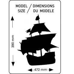 Heller Maquette Bateau Santa Maria 1/75 -Boutique De Modèles Radiocommandés heller hell80865 santa maria 1 75 2
