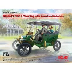 ICM Maquette Modèle T 1911 En Tournée Avec Des Automobilistes Américains
