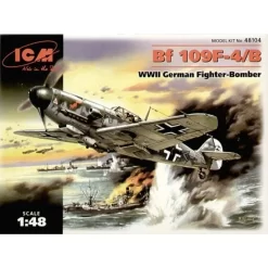 ICM Maquette Avion Messerschmitt Bf 109F-4B