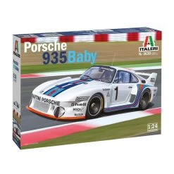 Italeri FEUILLE DE DÉCALQUE PORSCHE 935 BABYSUPER - FEUILLE D'INSTRUCTIONS DE COULEUR Pour Participer Aux Compétitions De Voitures Du Gr