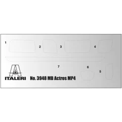 Italeri Mercedes Benz MP4 Big Space MOULES AMÉLIORÉS - ADÉSIVES CHROMÉS - FICHE D'INSTRUCTIONS DE COULEUR Actros Est Le Nom Commercial D -Boutique De Modèles Radiocommandés italeri it3948 mercedes benz mp4 big space moules ameliores adesives 12