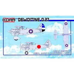 Maquette Avion Dewoitine D.27 Asian Service (3x Camo)