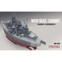 Maquette Bateau MENG MODEL: Warship Builder - Scharnhorst (cartoonized Model Kit) -Boutique De Modèles Radiocommandés meng model me wb002 meng model warship builder scharnhorst cartoon 2