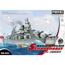 Maquette Bateau MENG MODEL: Warship Builder - Scharnhorst (cartoonized Model Kit)