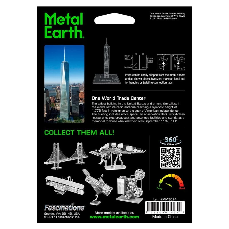 Metal Earth Maquette Métal One World Trade Center 3 Metal Earth Maquette Métal One World Trade Center – Image 3