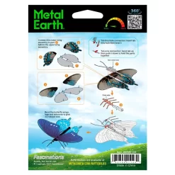 Metal Earth Maquette Métal Papillon Pipevine Swallowtail -Boutique De Modèles Radiocommandés metal earth 5061128 papillon pipevine swallowtail 2
