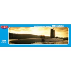 Maquette Bateau Submarine HMS Resolution British Nuclear-Powered