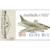 Maquette Avion Aeritalia/Fiat G-91R1