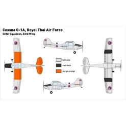 Maquette Avion Cessna O-1 BIRD DOG / Royal Thai AF