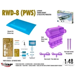 Maquette Avion RWD-8 (PWS) Avion D'entraînement De La Luftwaffe Ex Polisch Produktion -Boutique De Modèles Radiocommandés mirage hobby 4081406 rwd 8 pws avion d entrainement de la luftwaffe 1 2