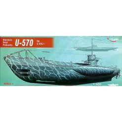Mirage Maquette Bateau U-boot U-570 Type U-VIIC (sous-marin)
