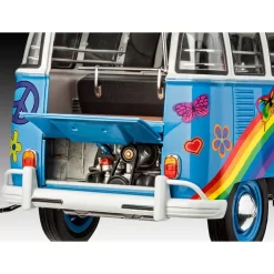 Revell Maquette VW/Volkswagen Samba T1 Flower Power Van -Boutique De Modèles Radiocommandés revell rv7050 vw volkswagen samba t1 flower power van 7