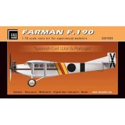 Maquette Avion Farman F.190 'Guerre D'Espagne Et Portugal Civil' Kit Complet