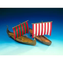 Maquette Carton 2 Navires Vikings
