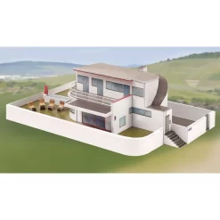 Maquette Carton Maison Scharoun, Weissenhof (Bauhaus)