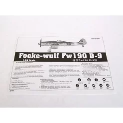Trumpeter Maquette Avion Focke-wulf Fw190d-9 -Boutique De Modèles Radiocommandés trumpeter 95t02411 focke wulf fw190d 9 12