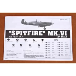 Trumpeter Maquette Avion Supermarine Spitfire Mk.VI -Boutique De Modèles Radiocommandés trumpeter tu02413 supermarine spitfire mk vi 1 13