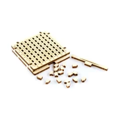 WOODEN CITY Maquette Jeu De Plateau Mini Jeu De Dames -Boutique De Modèles Radiocommandés wooden city wg205 jeu de plateau mini jeu de dames 2