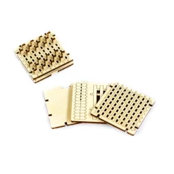 WOODEN CITY Maquette Jeu De Plateau Mini Jeu De Dames -Boutique De Modèles Radiocommandés wooden city wg205 jeu de plateau mini jeu de dames 8