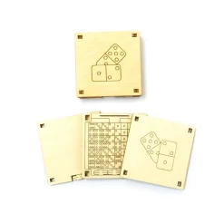 WOODEN CITY Maquette Jeu De Société Domino Mini -Boutique De Modèles Radiocommandés wooden city wg206 jeu de societe domino mini 2