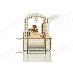 WOODEN CITY Maquette Gare -Boutique De Modèles Radiocommandés wooden city wr325 gare 3