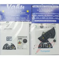 Tableaux De Bord Hawker Hurricane Mk.I Photodécoupe. Coloré. Prêt à Tenir Dans Un Modèle (JustStick) (conçu Pour être Utilisé Av